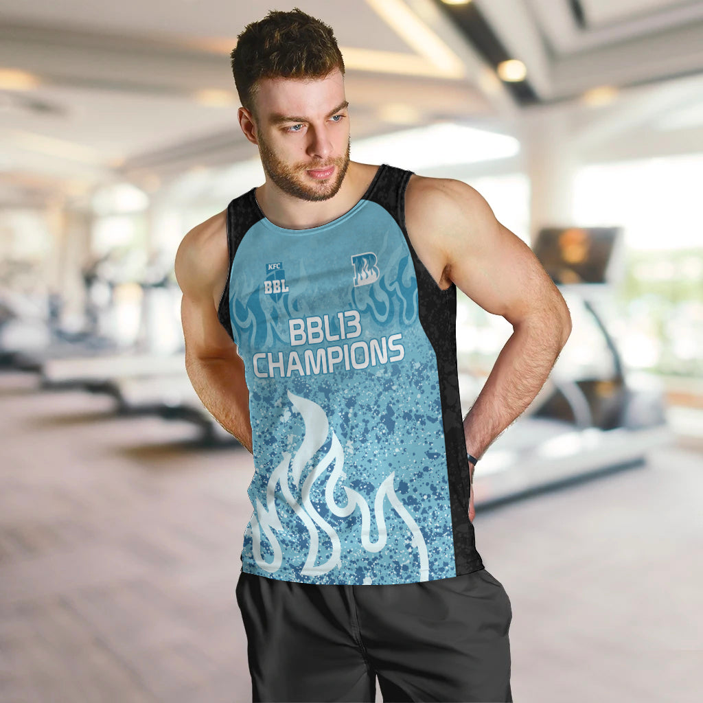 Custom Brisbane Heat Champions BBL13 Men Tank Top