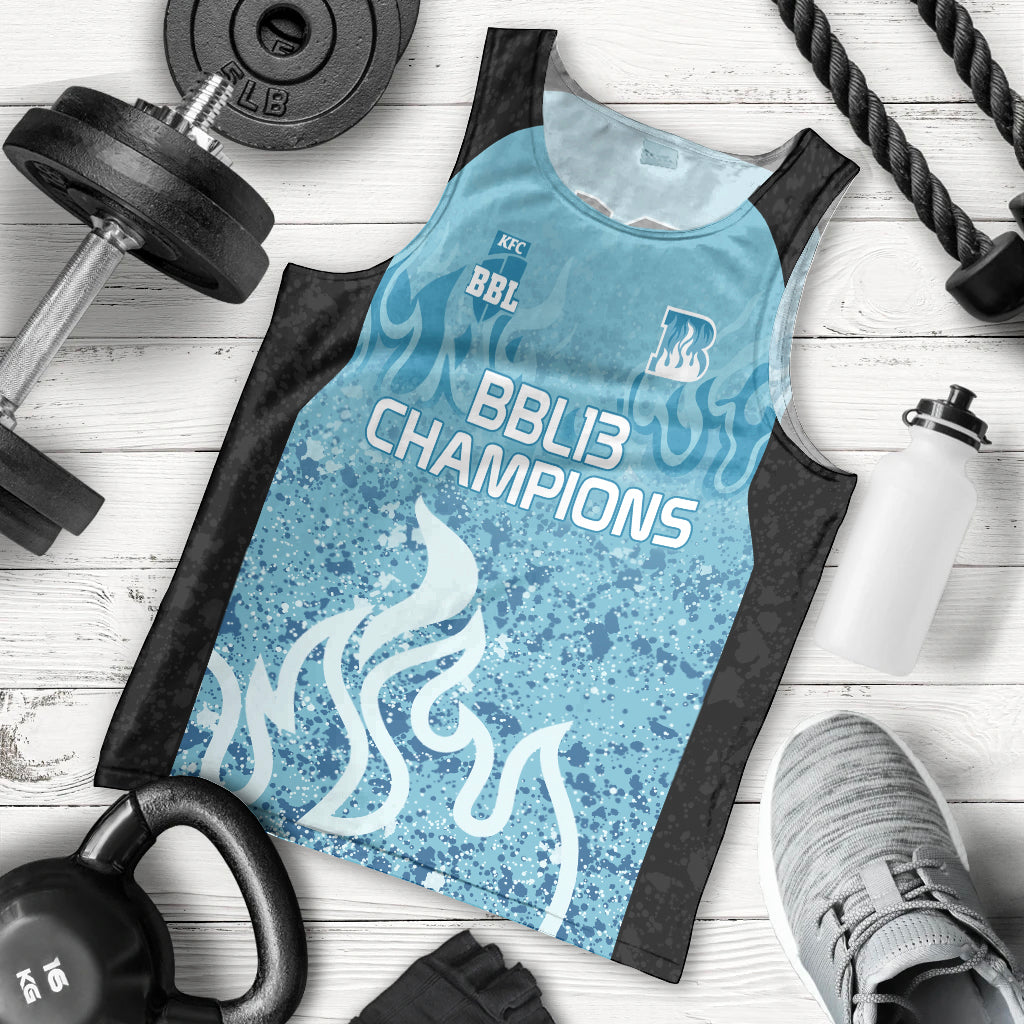 Custom Brisbane Heat Champions BBL13 Men Tank Top