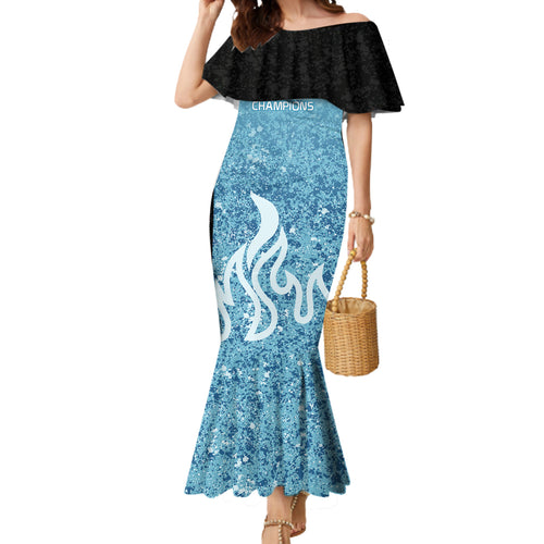 Custom Brisbane Heat Champions BBL13 Mermaid Dress