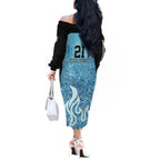 Custom Brisbane Heat Champions BBL13 Off The Shoulder Long Sleeve Dress