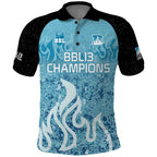 Custom Brisbane Heat Champions BBL13 Polo Shirt