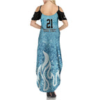 Custom Brisbane Heat Champions BBL13 Summer Maxi Dress