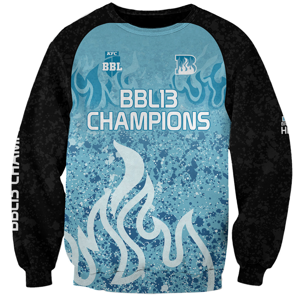 Custom Brisbane Heat Champions BBL13 Sweatshirt LT9