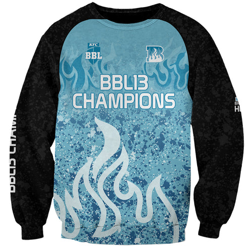 Custom Brisbane Heat Champions BBL13 Sweatshirt LT9