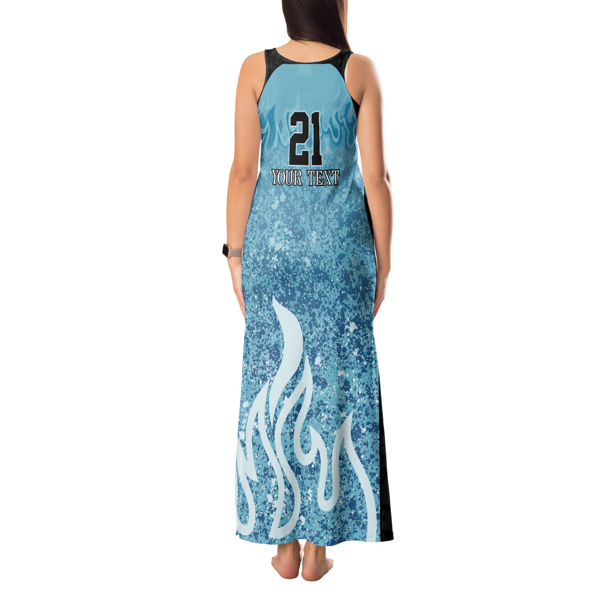 Custom Brisbane Heat Champions BBL13 Tank Maxi Dress