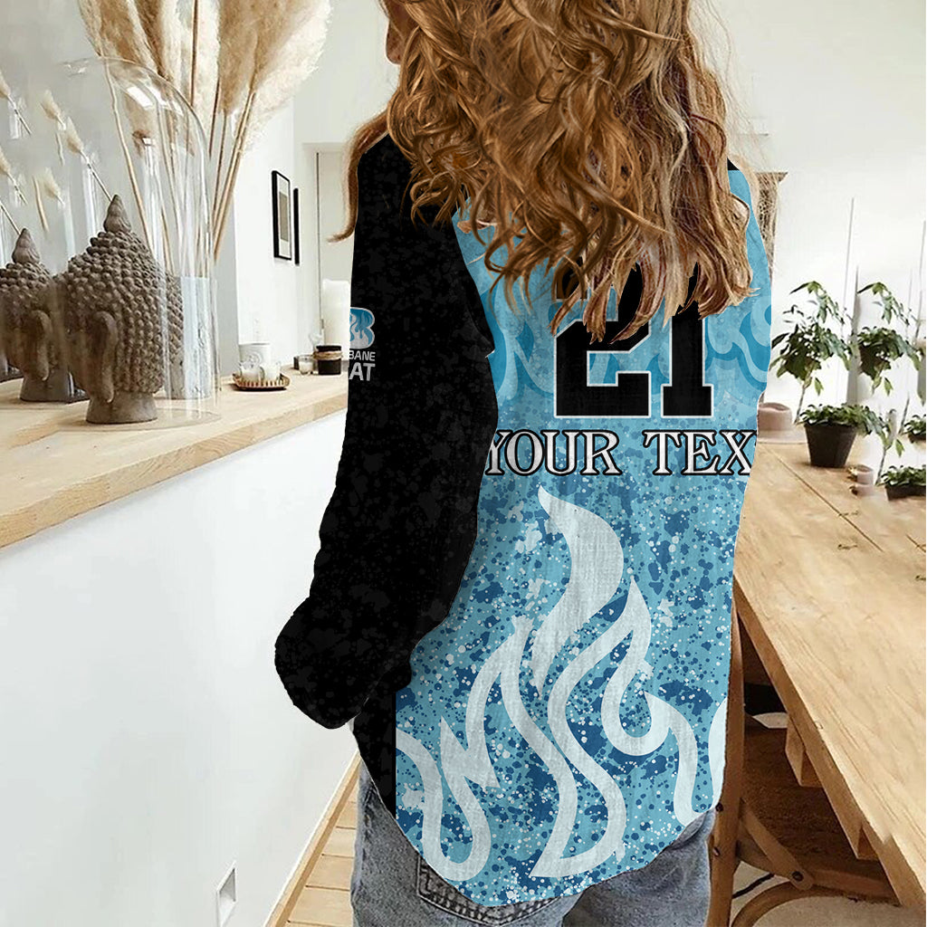 Custom Brisbane Heat Champions BBL13 Women Casual Shirt