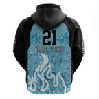 Custom Brisbane Heat Champions BBL13 Zip Hoodie