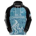Custom Brisbane Heat Champions BBL13 Zip Hoodie