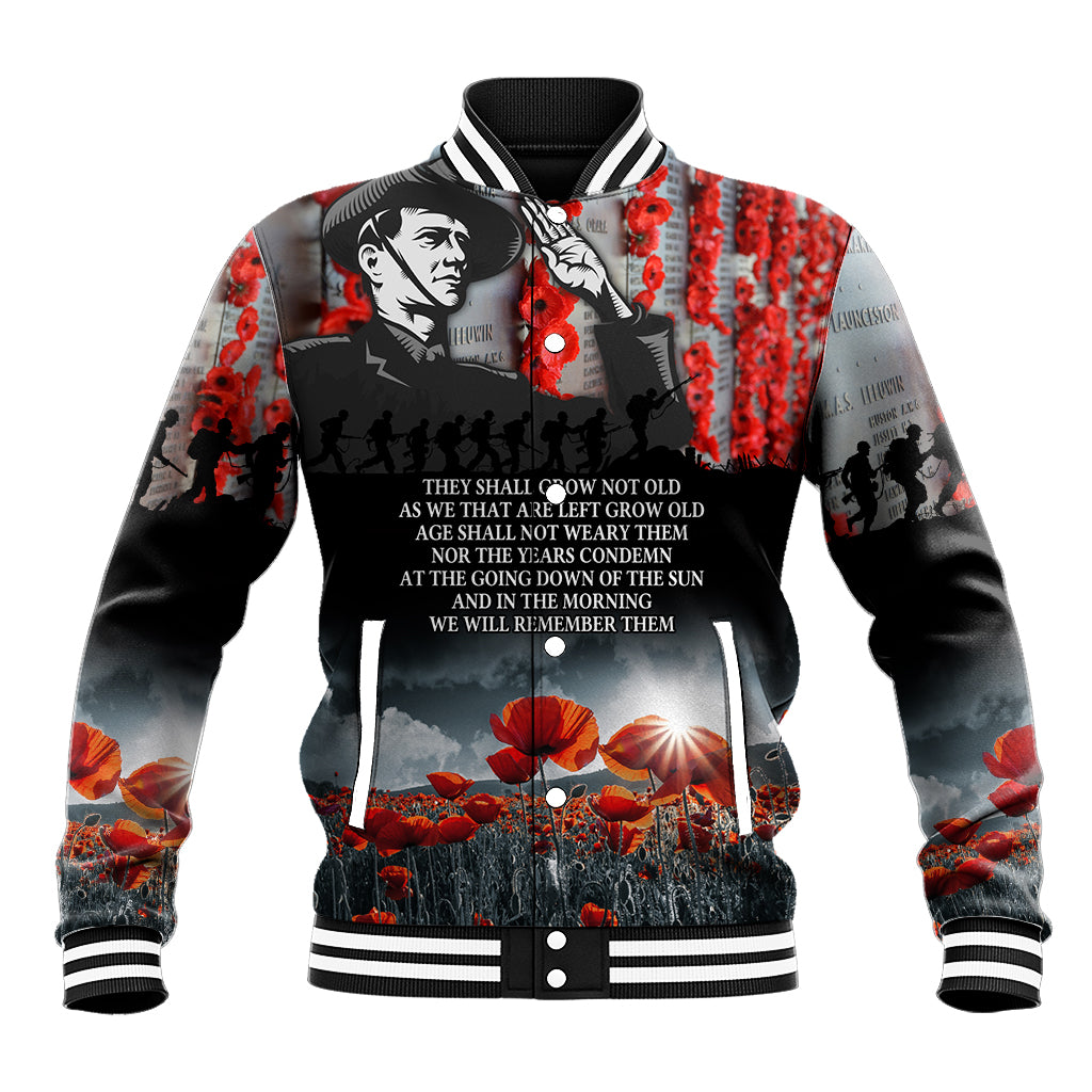 ANZAC DAY Heroes Of The Gallipoli Baseball Jacket