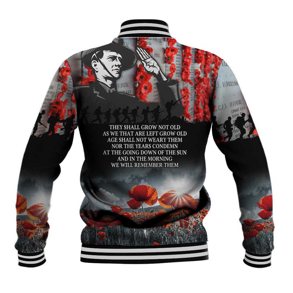 ANZAC DAY Heroes Of The Gallipoli Baseball Jacket