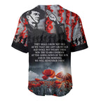 ANZAC DAY Heroes Of The Gallipoli Baseball Jersey