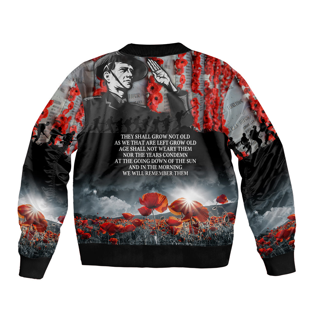 ANZAC DAY Heroes Of The Gallipoli Bomber Jacket