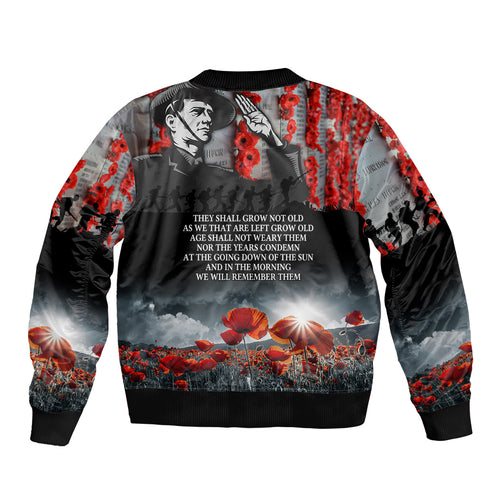 ANZAC DAY Heroes Of The Gallipoli Bomber Jacket