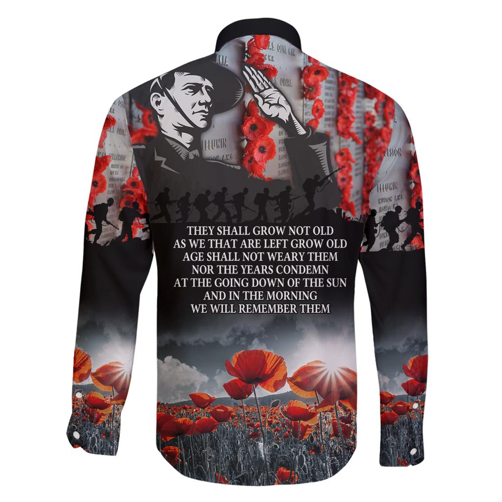 ANZAC DAY Heroes Of The Gallipoli Family Matching Long Sleeve Bodycon Dress and Hawaiian Shirt