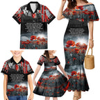 ANZAC DAY Heroes Of The Gallipoli Family Matching Mermaid Dress and Hawaiian Shirt