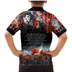 ANZAC DAY Heroes Of The Gallipoli Family Matching Mermaid Dress and Hawaiian Shirt