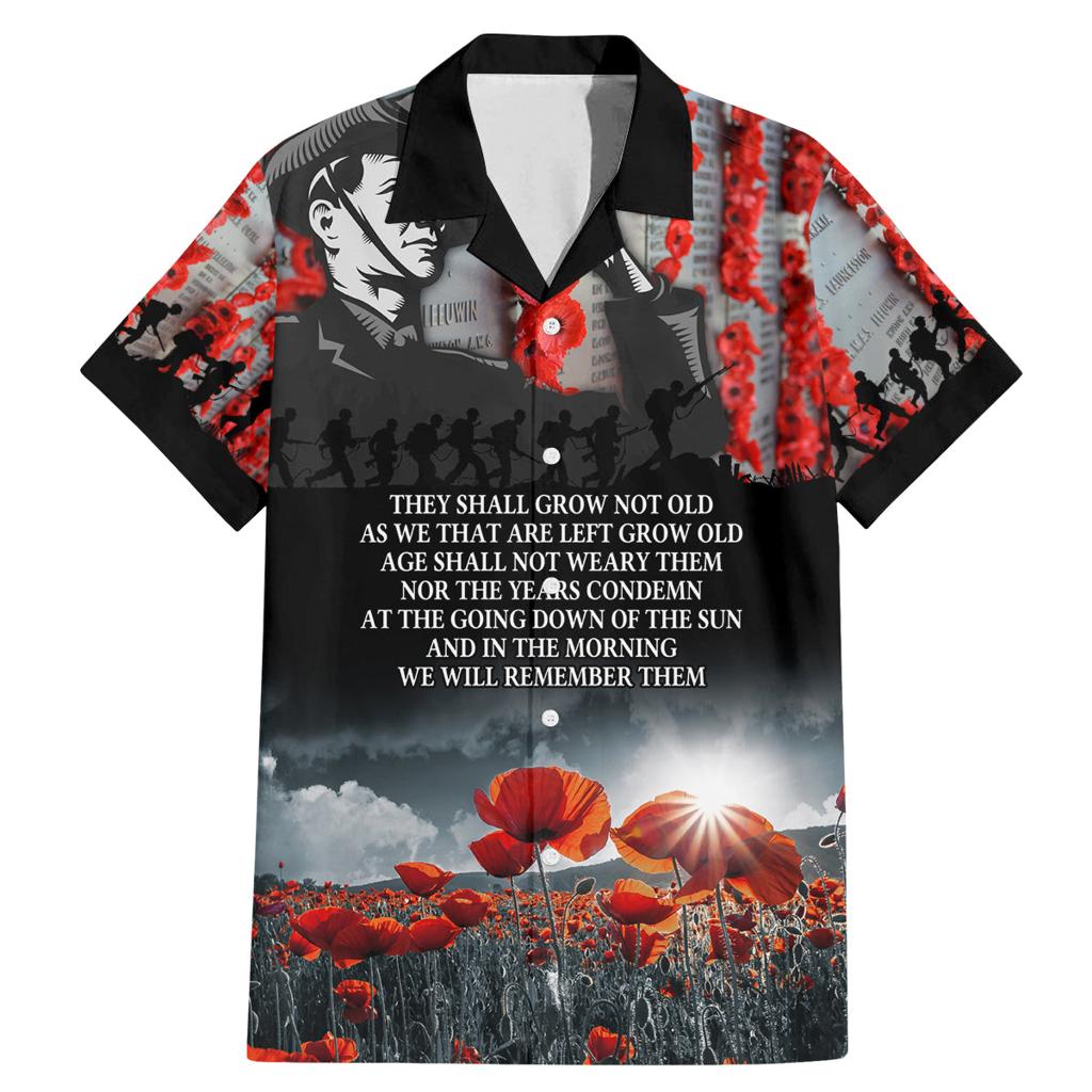 ANZAC DAY Heroes Of The Gallipoli Family Matching Mermaid Dress and Hawaiian Shirt