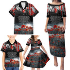 ANZAC DAY Heroes Of The Gallipoli Family Matching Puletasi and Hawaiian Shirt
