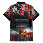 ANZAC DAY Heroes Of The Gallipoli Family Matching Short Sleeve Bodycon Dress and Hawaiian Shirt