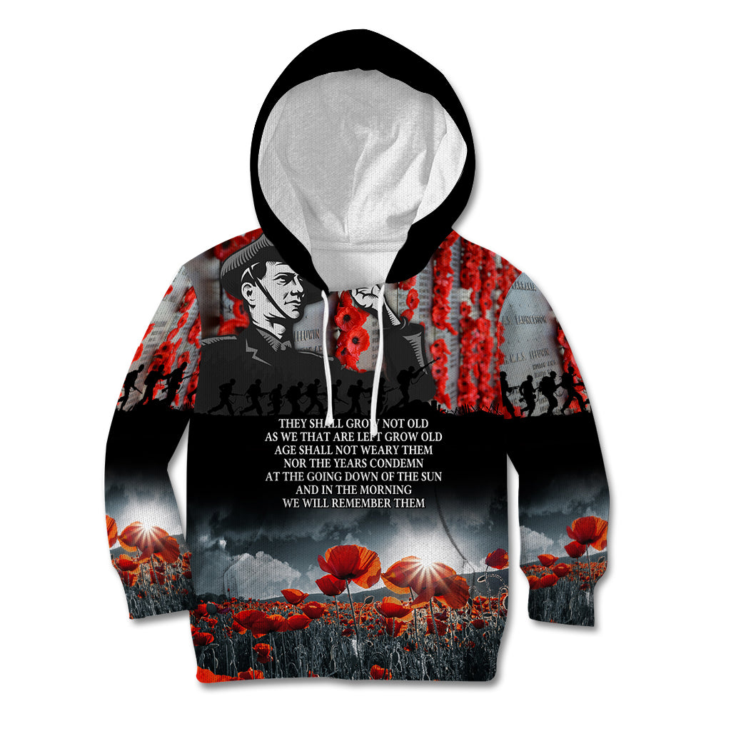 ANZAC DAY Heroes Of The Gallipoli Kid Hoodie