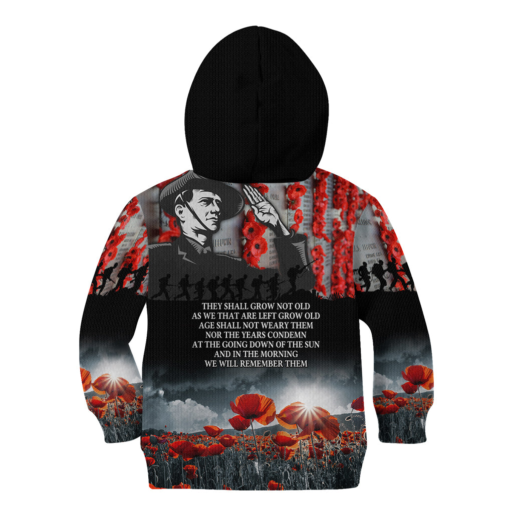 ANZAC DAY Heroes Of The Gallipoli Kid Hoodie