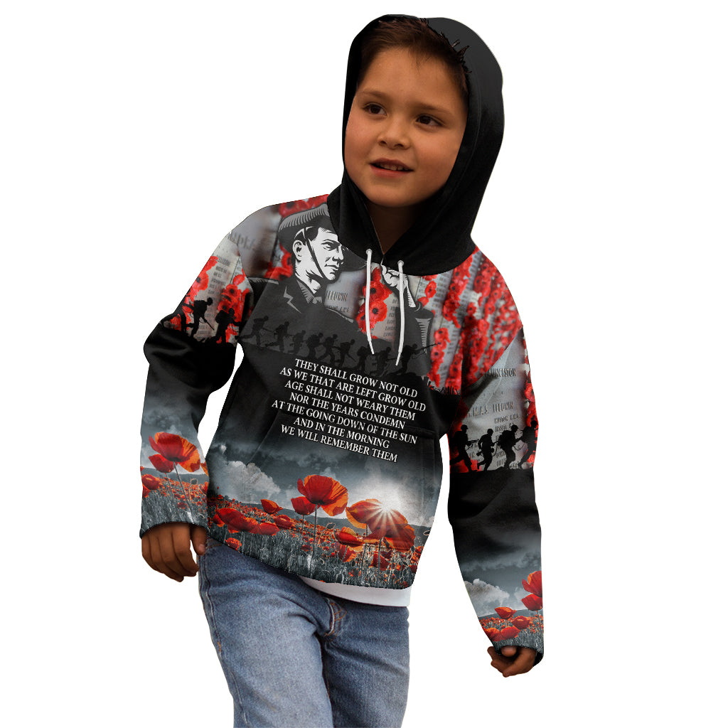 ANZAC DAY Heroes Of The Gallipoli Kid Hoodie