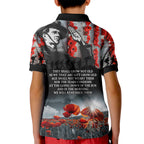 ANZAC DAY Heroes Of The Gallipoli Kid Polo Shirt