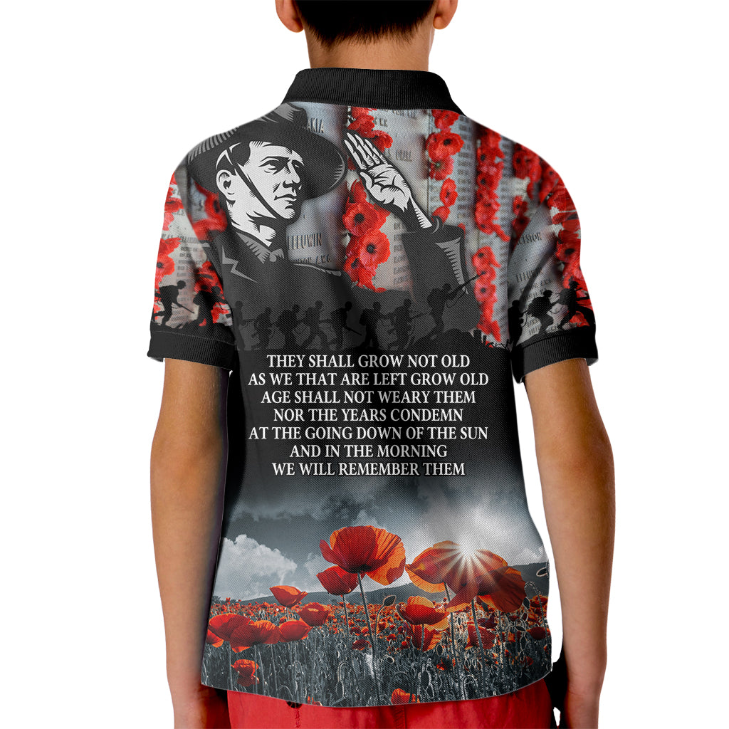 ANZAC DAY Heroes Of The Gallipoli Kid Polo Shirt