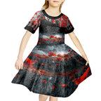 ANZAC DAY Heroes Of The Gallipoli Kid Short Sleeve Dress