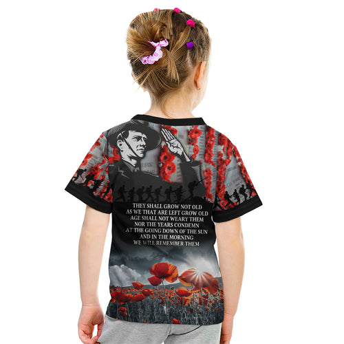 ANZAC DAY Heroes Of The Gallipoli Kid T Shirt