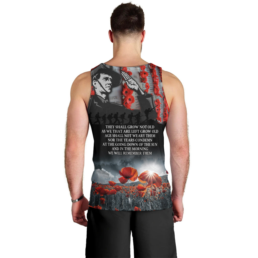 ANZAC DAY Heroes Of The Gallipoli Men Tank Top