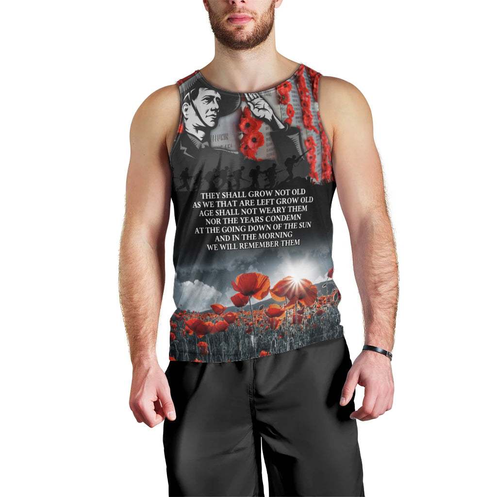 ANZAC DAY Heroes Of The Gallipoli Men Tank Top