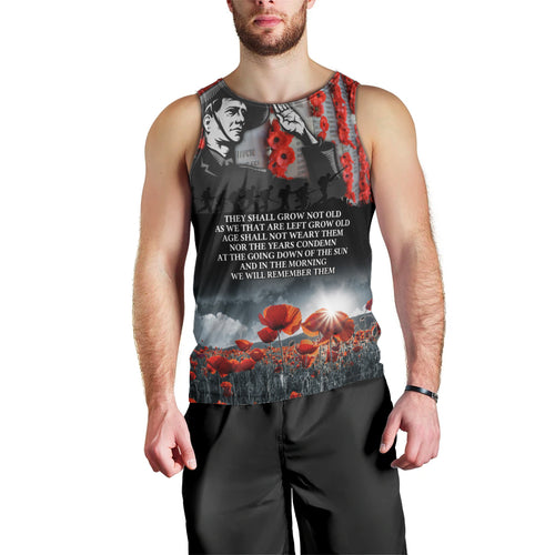 ANZAC DAY Heroes Of The Gallipoli Men Tank Top