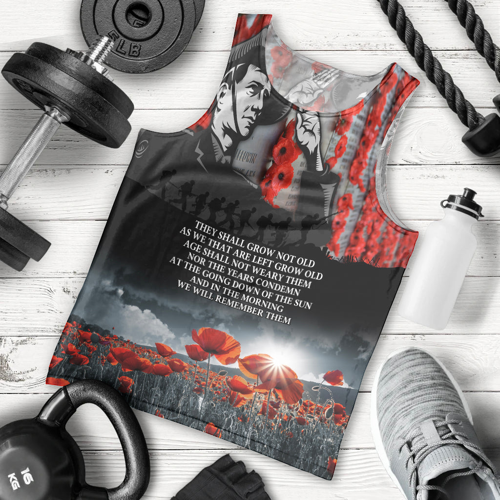 ANZAC DAY Heroes Of The Gallipoli Men Tank Top
