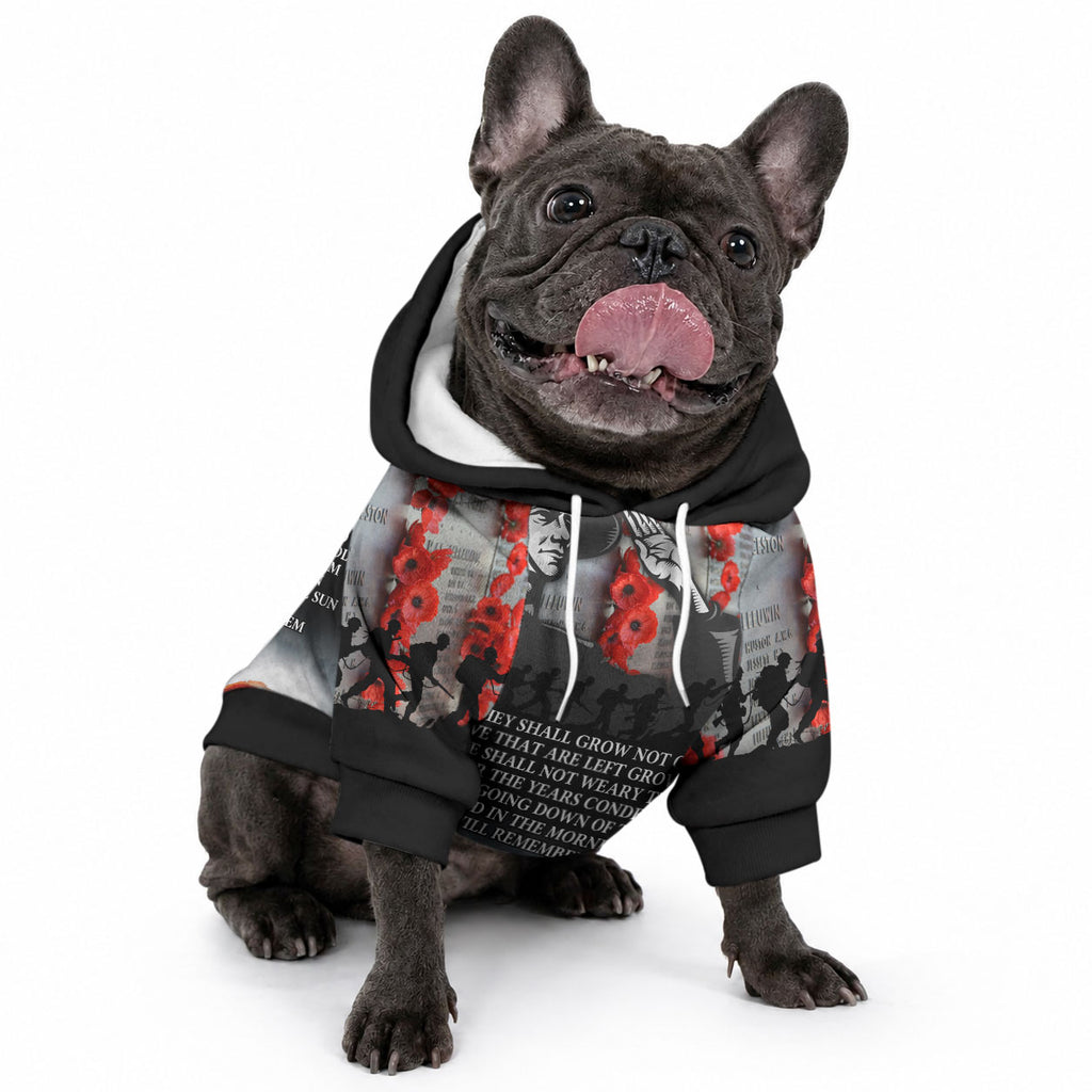 ANZAC DAY Heroes Of The Gallipoli Pet Hoodie