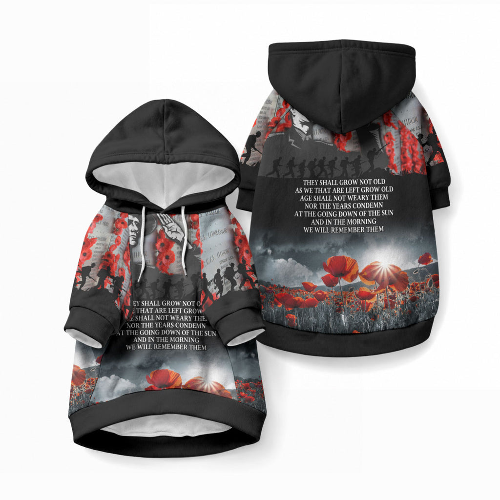 ANZAC DAY Heroes Of The Gallipoli Pet Hoodie