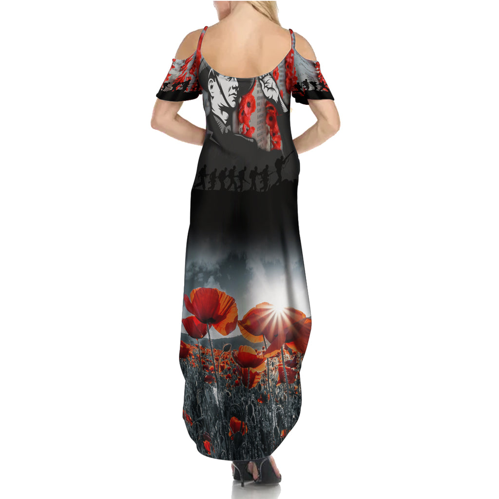 ANZAC DAY Heroes Of The Gallipoli Summer Maxi Dress