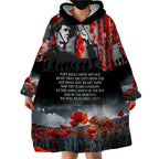 ANZAC DAY Heroes Of The Gallipoli Wearable Blanket Hoodie