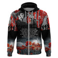 ANZAC DAY Heroes Of The Gallipoli Zip Hoodie