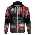 ANZAC DAY Heroes Of The Gallipoli Zip Hoodie
