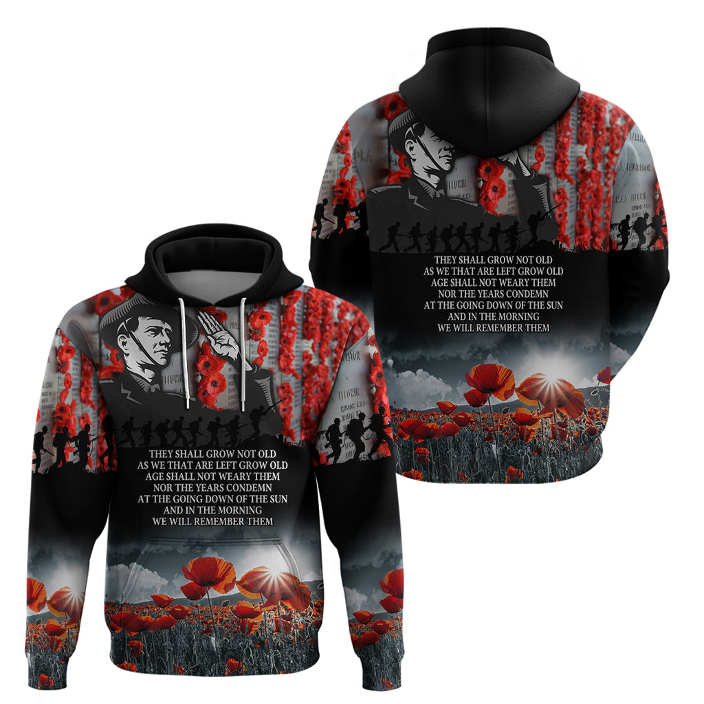 ANZAC DAY Heroes Of The Gallipoli Zip Hoodie