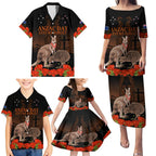 Kangaroo and Kiwi Bird ANZAC Day Custom Family Matching Puletasi and Hawaiian Shirt Soldier Style