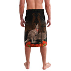 Kangaroo and Kiwi Bird ANZAC Day Custom Lavalava Soldier Style