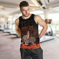 Kangaroo and Kiwi Bird ANZAC Day Custom Men Tank Top Soldier Style