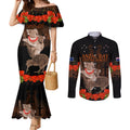 Koala and Kiwi Bird ANZAC Day Custom Couples Matching Mermaid Dress and Long Sleeve Button Shirt Soldier Style