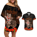 Koala and Kiwi Bird ANZAC Day Custom Couples Matching Off Shoulder Short Dress and Hawaiian Shirt Soldier Style