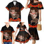 Koala and Kiwi Bird ANZAC Day Custom Family Matching Mermaid Dress and Hawaiian Shirt Soldier Style