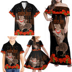 Koala and Kiwi Bird ANZAC Day Custom Family Matching Off Shoulder Maxi Dress and Hawaiian Shirt Soldier Style