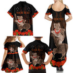 Koala and Kiwi Bird ANZAC Day Custom Family Matching Summer Maxi Dress and Hawaiian Shirt Soldier Style