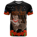 Koala and Kiwi Bird ANZAC Day Custom T Shirt Soldier Style